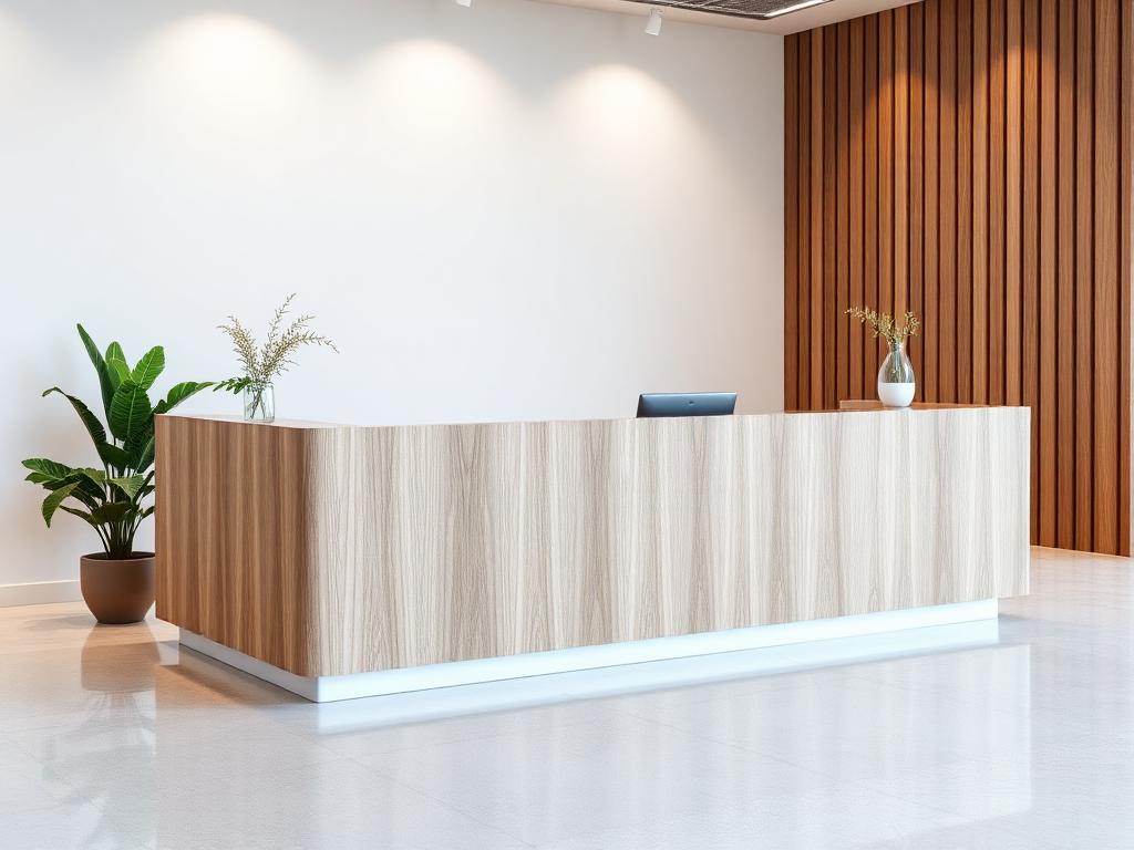 Reception Desk Counter — used office furniture Gurugram